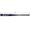 Бита бейсбольная алюминиевая 28" BAT SP-Sport C-1862 71см цвета в ассортименте 17