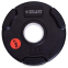 Блины (диски) обрезиненные Zelart Z-HIT TA-5160-2_5 51мм 2,5кг черный 0