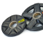 Блины (диски) полиуретановые Zelart TA-5335-2_5 51мм 2,5кг черный 1