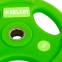 Блины (диски) полиуретановые Zelart TA-5336-28-5 28мм 5кг салатовый 0