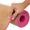 Коврик для йоги Пробковый каучуковый двухслойный Yoga mat SP-Sport FI-2433 183x61x0,6см цвета в ассортименте 4
