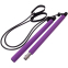 Палка гімнастична бодібар для фітнесу з еспандерами SP-Sport FI-2448 0,9м черный-фиолетовый 4
