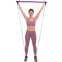 Палка гімнастична бодібар для фітнесу з еспандерами SP-Sport FI-2448 0,9м черный-фиолетовый 8