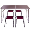 Набор складной мебели для пикника и кемпинга SP-Sport 8278 стол и 4 стула коричневый 0