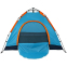 Палатка-автомат кемпинговая с автоматическим каркасом четырехместная SP-Sport TY-0537 бирюзовый-оранжевый 4