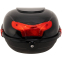 Кофр центральный задний для мотоцикла пластиковый Top Case 1шт SP-Sport MS-5787 размер 31х33х22см черный-красный 0