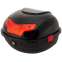 Кофр центральный задний для мотоцикла пластиковый Top Case 1шт SP-Sport MS-5787 размер 31х33х22см черный-красный 1