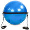 Мяч для фитнеса фитбол с эспандером и ремнем для крепления PRO-SUPRA FI-0702B-75 75см цвета в ассортименте 0