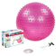 М'яч для фітнесу фітбол масажний Body Sculpture BB-003-22-DN 55см рожевий 2