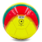 М'яч для футзалу MIK FL-450 №4 PU клеєний жовтий-червоний-зелений 0