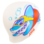 Шапочка для плавання силіконова для дорослих MadWave Baby shark M057432 кольори в асортименті 3