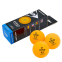 Набор мячей для настольного тенниса DUNLOP 2* PRO TOUR 40+ MT-679174 3шт оранжевый 0