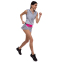 Костюм спортивный женский для фитнеса и тренировок шорты и кофта на молнии V&X TZ2306 S-L цвета в ассортименте 13