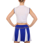 Костюм для чирлидинга кроп-топ с воротником-стойкой и плиссированная мини-юбка SP-Sport CO-20 размер 110-160 синий-белый 3