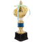Кубок спортивний з ручками і кришкою SP-Sport IMPULSE C-141B висота 31см золотий 0