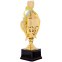 Кубок спортивный с ручками и крышкой SP-Sport FLASH C-866A высота 32,5см золотой 0