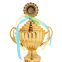 Кубок спортивный с ручками и крышкой SP-Sport FURORE C-F7895A высота 36см золотой 1