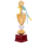 Кубок спортивний з ручками і кришкою SP-Sport HIT C-K978A висота 33см золотий 0
