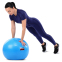 Фітбол м'яч для фітнесу глянцевий BODY SCULPTURE BJBB-001TBL-26N ø65см синій 8