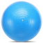 Фітбол м'яч для фітнесу глянцевий BODY SCULPTURE BJBB-001TBL-30N ø75см синій 2