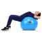 Фітбол м'яч для фітнесу глянцевий BODY SCULPTURE BJBB-001TBL-30N ø75см синій 6