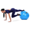 Фітбол м'яч для фітнесу глянцевий BODY SCULPTURE BJBB-001TBL-30N ø75см синій 8