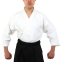 Одежда для Kendo, Iaido Aikido тренеровочный костюм Кендо, топы кендоги шаны Хакама SP-Sport CO-8873 155-190см белый-черный 3