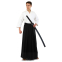 Одежда для Kendo, Iaido Aikido тренеровочный костюм Кендо, топы кендоги шаны Хакама SP-Sport CO-8873 155-190см белый-черный 18