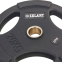 Блины (диски) полиуретановые Zelart TA-5336-50-20 50мм 20кг черный 0