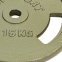 Диски для штанги сталеві пофарбовані HOP-SPORT TA-8030-15 30мм 15кг сірий 0