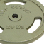 Блины (диски) стальные окрашенные HOP-SPORT TA-8030-20 30мм 20кг серый 0