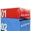 Бокс плиометрический мягкий Zelart SOFT PLYOMETRIC BOXES FI-5334-1 1шт 30см красный 5