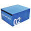 Бокс пліометричний м'який Zelart SOFT PLYOMETRIC BOXES FI-5334-2 1шт 45см синій 0