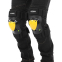 Комплект захисту SOULRIDING SP-Sport M-9331-LED (коліно, гомілка, передпліччя, лікоть) чорний-жовтий 2