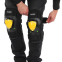 Комплект захисту SOULRIDING SP-Sport M-9331-LED (коліно, гомілка, передпліччя, лікоть) чорний-жовтий 4