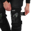 Комплект захисту SOULRIDING SP-Sport M-9333 (коліно, гомілка, передпліччя, лікоть) чорний-жовтий 2