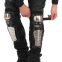 Комплект захисту PRO-X M-9335 (коліно, гомілка, передпліччя, лікоть) чорний 1