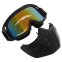 Защитная маска-трансформер очки пол-лица SP-Sport M-9339 черный 5