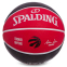 Мяч баскетбольный резиновый SPALDING NBA Team TORONTO RAPTORS 83511Z №7 красный-черный 0