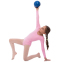 Мяч для художественной гимнастики Zelart RG150 15см цвета в ассортименте 15