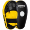 Лапа боксерская прямая тренировочная удлиненная кожа BOXER 2006-01 38х18х4,5см 2штуки цвета в ассортименте 12