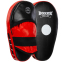 Лапа боксерська пряма подовжена тренувальна шкіра BOXER 2006-01 38х18х4,5см 2штуки кольори в асортименті 0