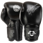 Рукавиці боксерські на липучці шкіряні HARD TOUCH BO-5232 10-14унцій чорний 0