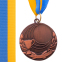 Заготовка медали с лентой SP-Sport PLUCK C-4844 5см золото, серебро, бронза 5