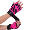 Перчатки для фитнеса и тренировок женские Zelart SB-161738 размер XS-M черный-розовый 0