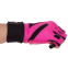 Перчатки для фитнеса и тренировок женские Zelart SB-161738 размер XS-M черный-розовый 2