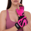 Перчатки для фитнеса и тренировок женские Zelart SB-161738 размер XS-M черный-розовый 4