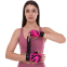 Перчатки для фитнеса и тренировок женские Zelart SB-161738 размер XS-M черный-розовый 5
