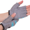 Перчатки для фитнеса и тренировок женские Zelart SB-161952 размер XS-M серый 1