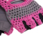 Перчатки для фитнеса и тренировок женские Zelart SB-161954 размер XS-M розовый-серый 3
